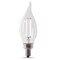 Feit Electric Feit White BA10 E12 (Candelabra) Filament LED Bulb Soft White 40 Watt Equivalence 2 pk BPCFC40927WFIL2 - alternate 6